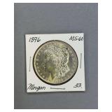 Morgan Silver dollar 1896