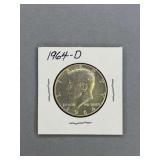 Kennedy Half Dollar 1964 D