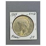 Peace Silver Dollar 1924