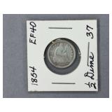 Seated Liberty Half Dime 1854