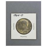 Kennedy Half Dollar 1964 D