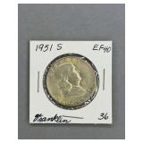 Franklin Half Dollar 1951 S