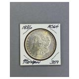 Morgan Silver dollar 1886