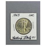 1943 Walking Liberty Half Dollar