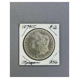 Morgan Silver dollar 1879 CC