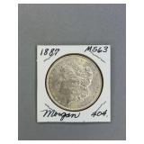 Morgan Silver dollar 1887