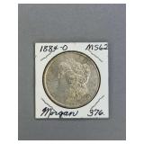 Morgan Silver dollar 1884 O