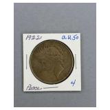 Peace Silver Dollar 1922