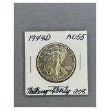 1944 D Walking Liberty Half Dollar