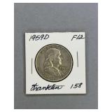Franklin Half Dollar 1959 D