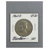 Franklin Half Dollar 1960 D