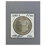 Morgan Silver dollar 1890 S