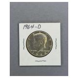 Kennedy Half Dollar 1964 D
