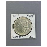 Morgan Silver dollar 1921