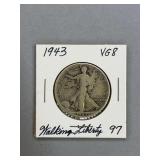 1943 Walking Liberty Half Dollar