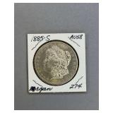 Morgan Silver dollar 1885 S
