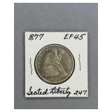 Seated Liberty Half Dollar 1877