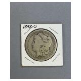 Morgan Silver dollar 1898 S