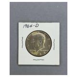 Kennedy Half Dollar 1964 D