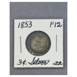 3 CENT Nickel 1853