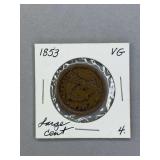 Large Cent 1853