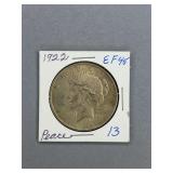 Peace Silver Dollar 1922