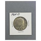Kennedy Half Dollar 1964 D