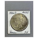 Peace Silver Dollar 1926 D
