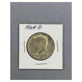 Kennedy Half Dollar 1964 D