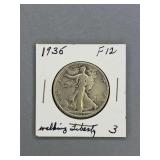 1935 Walking Liberty Half Dollar
