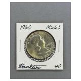Franklin Half Dollar 1960