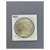 Morgan Silver dollar 1921