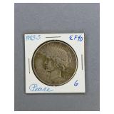 Peace Silver Dollar 1923 S