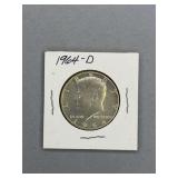 Kennedy Half Dollar 1964 D