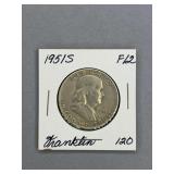 Franklin Half Dollar 1951 S