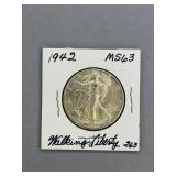 1942 Walking Liberty Half Dollar