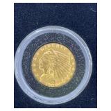 1909 $2.50 Gold Coin