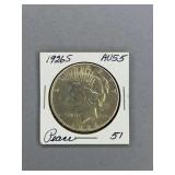 Peace Silver Dollar 1926 S