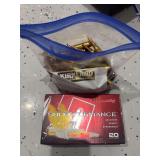 Full case of Hornady performance 7MM rem mag ammo and bag full of 7MM