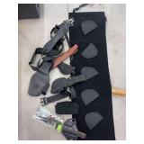 Assorted handgun holsters and gun slings
