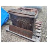 Cast iron fireplace
