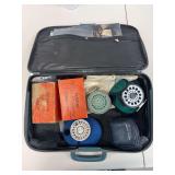 Case full of fly fishing reels