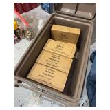 12 full boxes of 45 caliber ammo and ammo case (600 rounds)