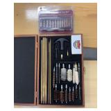 Gun cleaning kit and 13 piece brass jag set