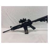 Rock River Arms, LAR 15, 5.56MM serial number KT1022416 with large magazine and scope