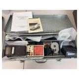 Metal case with timer and chronograph plus infrared printer