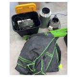 Vivosun vs1000 Grow tent, ventilation system and light