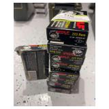Nine cases of Wolf 223 Rem ammo 20 cartridges per box