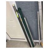 Four fly fishing rods with hard cases - fisherman