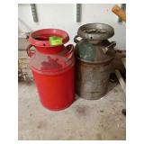 2 milk cans